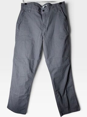 Carhartt Rugged Flex Relaxed Fit Work Pant Men's Size34/32 Grey (B1)